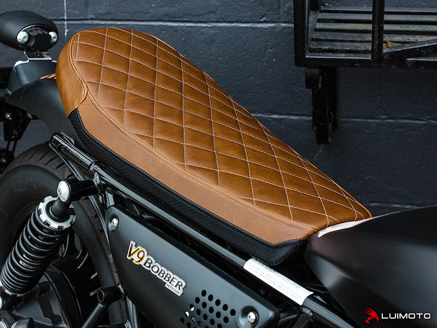 LUIMOTO VINTAGE Seat Covers for the MOTO GUZZI V9 BOBBER 2017+
