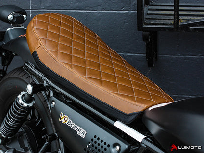 LUIMOTO VINTAGE Seat Covers for the MOTO GUZZI V9 BOBBER 2017+