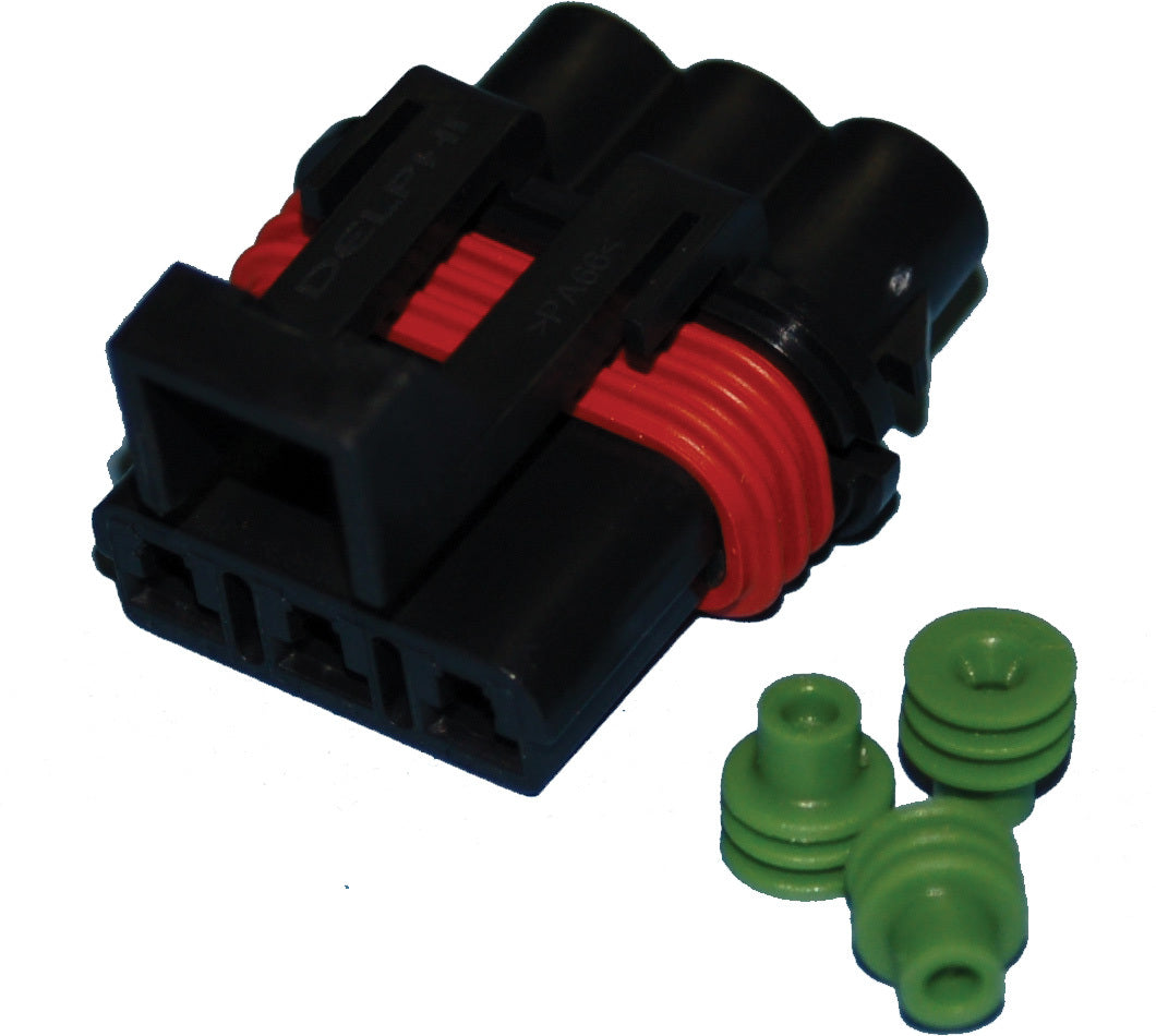Delphi Packard Weatherpack 3 Wire Female Connector
