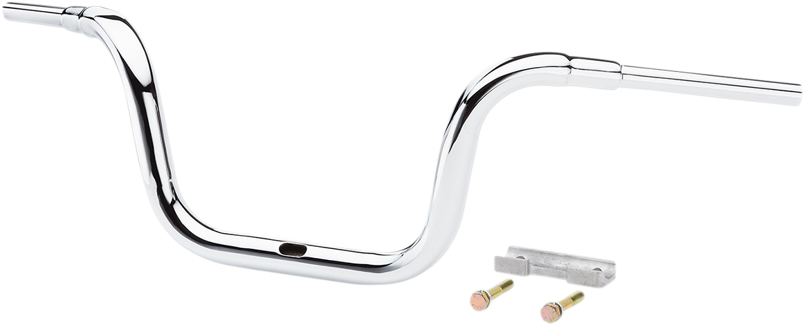 LA CHOPPERS 1-1/2" Grande Traditional Ape Hanger Handlebar - 10" - Chrome LA-7314-10