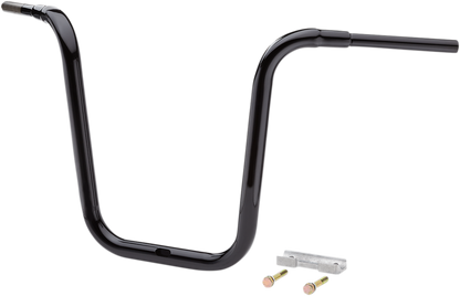 LA CHOPPERS 1-1/2" Grande Traditional Ape Hanger Handlebar - 18" - Black LA-7314-18B