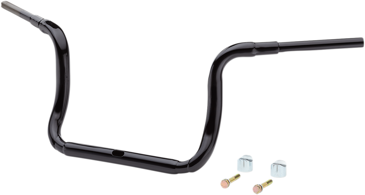 LA CHOPPERS 1-1/2" Grande Traditional Ape Hanger Handlebar - 12" - Black LA-7323-12B