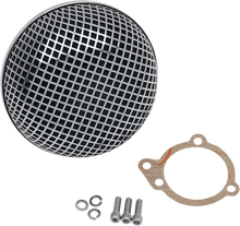 DRAG SPECIALTIES "Bob" Retro-Style Air Cleaner Kit - Chrome 14-0110CV