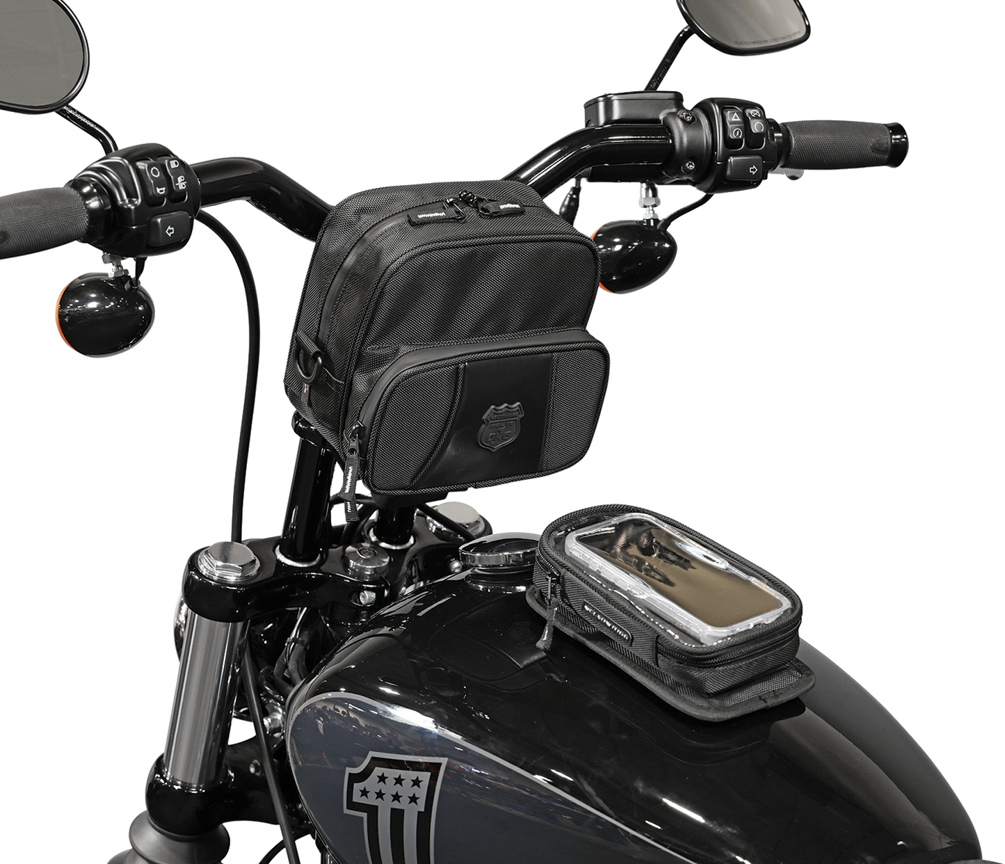 Route 1 Hwy Handlebar Bag 7l Black