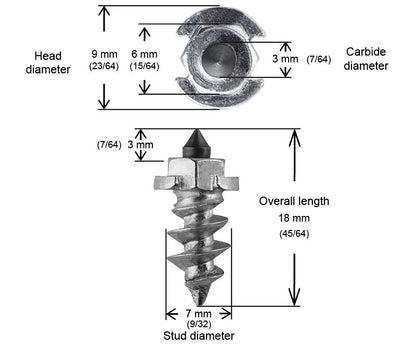 5/8" 15mm Shoulder Screw Studs Qty 200