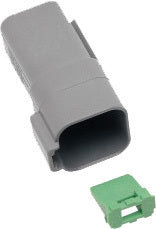 6 Wire Grey Deutsch Rcptcl & Wdglck Hd# 72126 94gy
