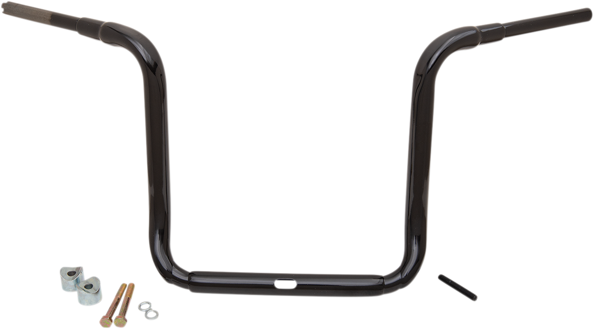LA CHOPPERS 1-1/2" Grande Traditional Ape Hanger Handlebar - 16" - Black LA-7323-16B