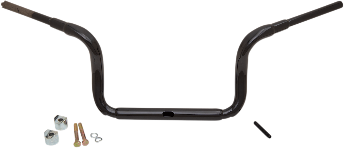 LA CHOPPERS 1-1/2" Grande Traditional Ape Hanger Handlebar - 10" - Black LA-7323-10B