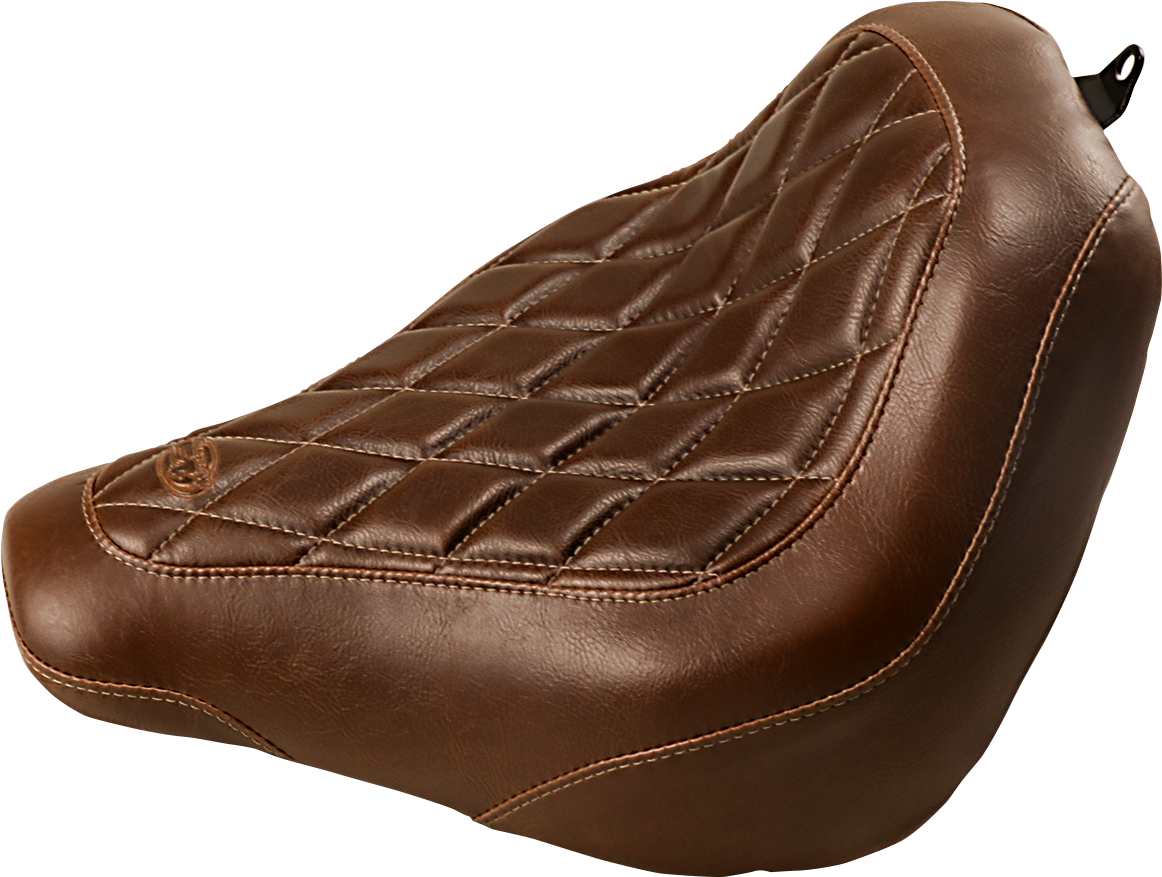 MUSTANG Seat - Wide Tripper™ Solo - without Backrest - Diamond - Brown 83032