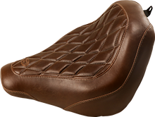 MUSTANG Seat - Wide Tripper™ Solo - without Backrest - Diamond - Brown 83032