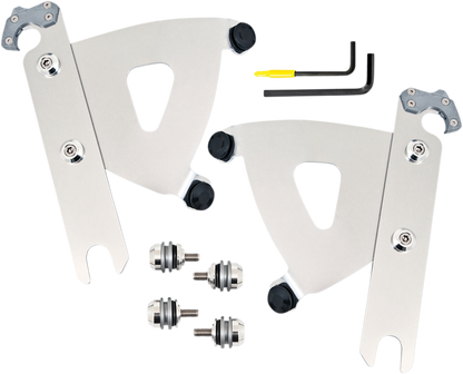 MEMPHIS SHADES Road Warrior Trigger-Lock Mounting Kit - Polished - FLS MEK2053