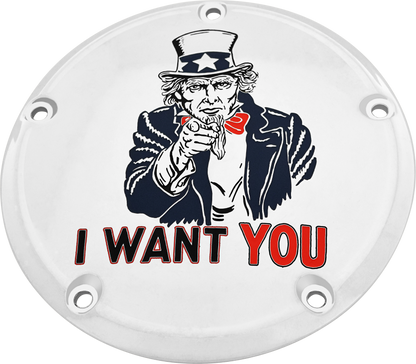 7   Tc Derby Cover Uncle Sam Chrome