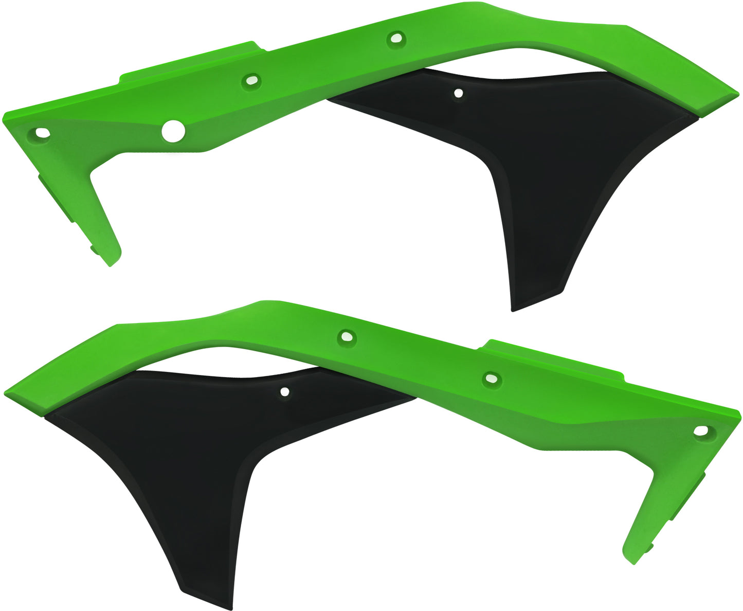 Radiator Shrouds Green/Black