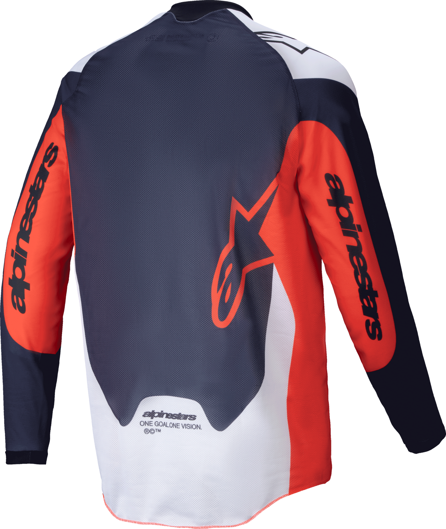 Pro Dura Jersey Navy/Hot Orange/White Lg
