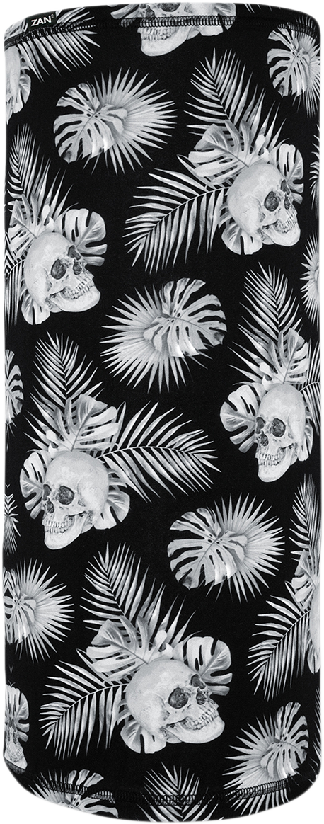 ZAN HEADGEAR Motley Tube® - Tropical skull - Black/White T420