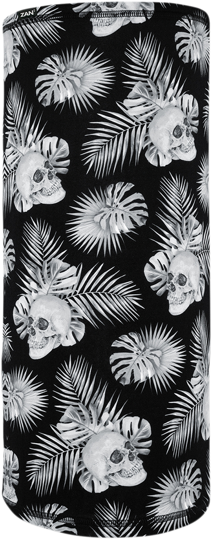 ZAN HEADGEAR Motley Tube® - Tropical skull - Black/White T420