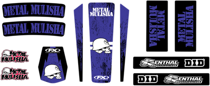 FACTORY EFFEX Trim Kit Graphic - Metal Mulisha - Yamaha 23-50260