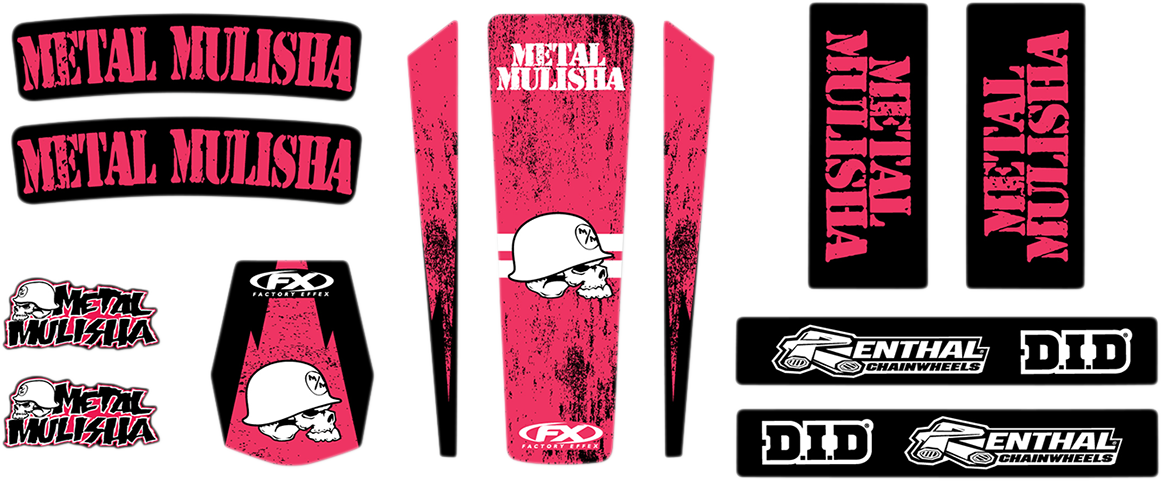 FACTORY EFFEX Trim Kit Graphic - Metal Mulisha - Honda 23-50360