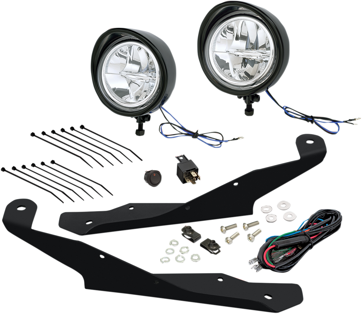 SHOW CHROME Driving Light - LED - Black - Ryker 41-402BK