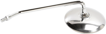 PARTS UNLIMITED Mirror - Classic - Side View - Round - Chrome - Left - Each 17077