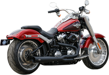 S&S CYCLE 2:1 Exhaust for M8 Softail - Black 550-0857