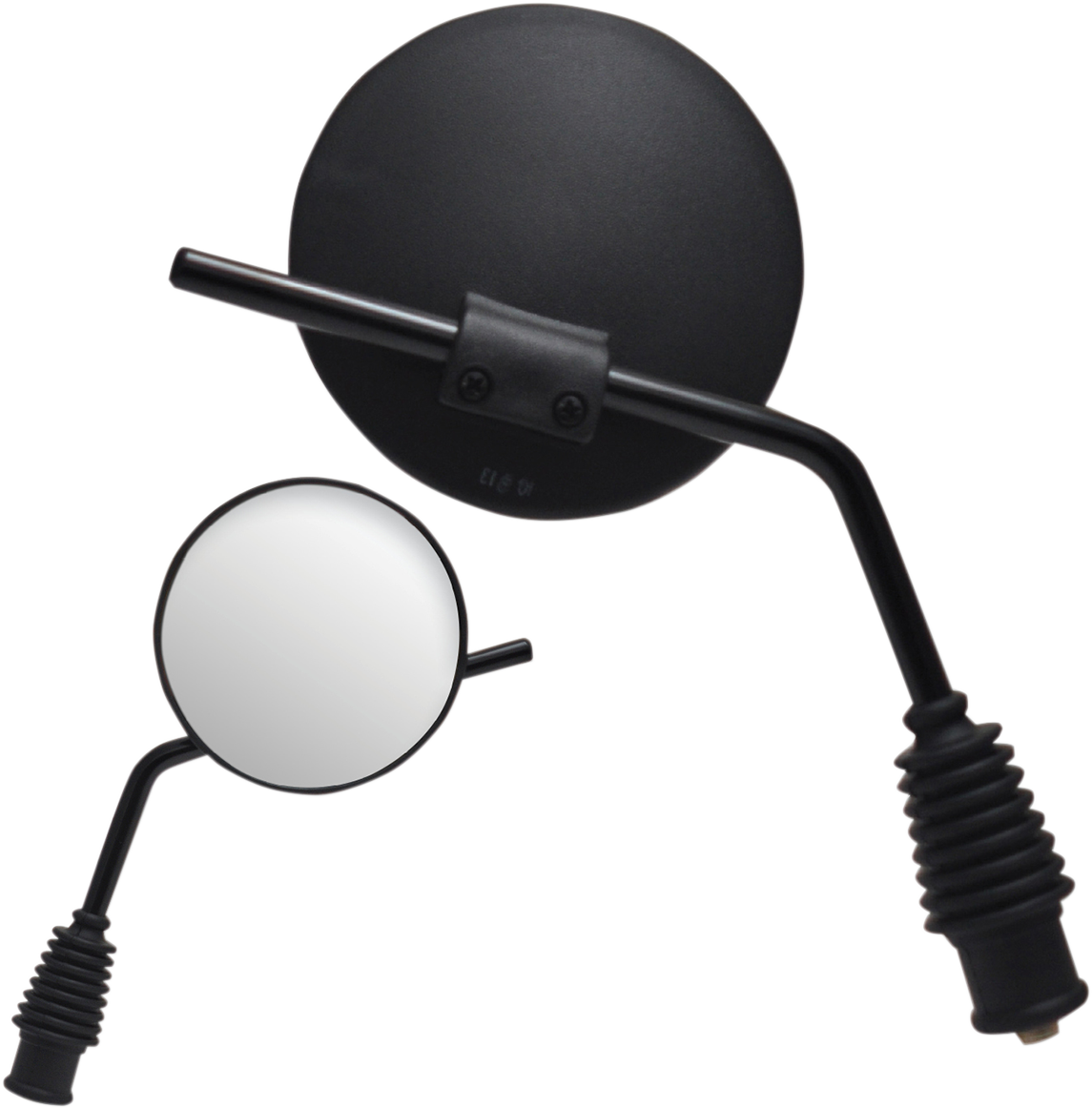 PARTS UNLIMITED Mirror - Side View - Dual Sport - Standard - Left/Right - Black 17079