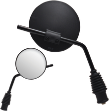 PARTS UNLIMITED Mirror - Side View - Dual Sport - Standard - Left/Right - Black 17079