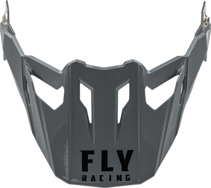 Trekker Solid Helmet Visor Grey