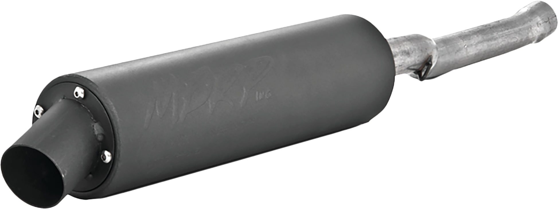 Single Slip On System W/ Utility Muffler Blk Yam