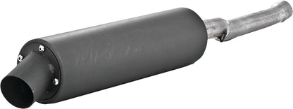 Single Slip On System W/ Utility Muffler Blk Yam