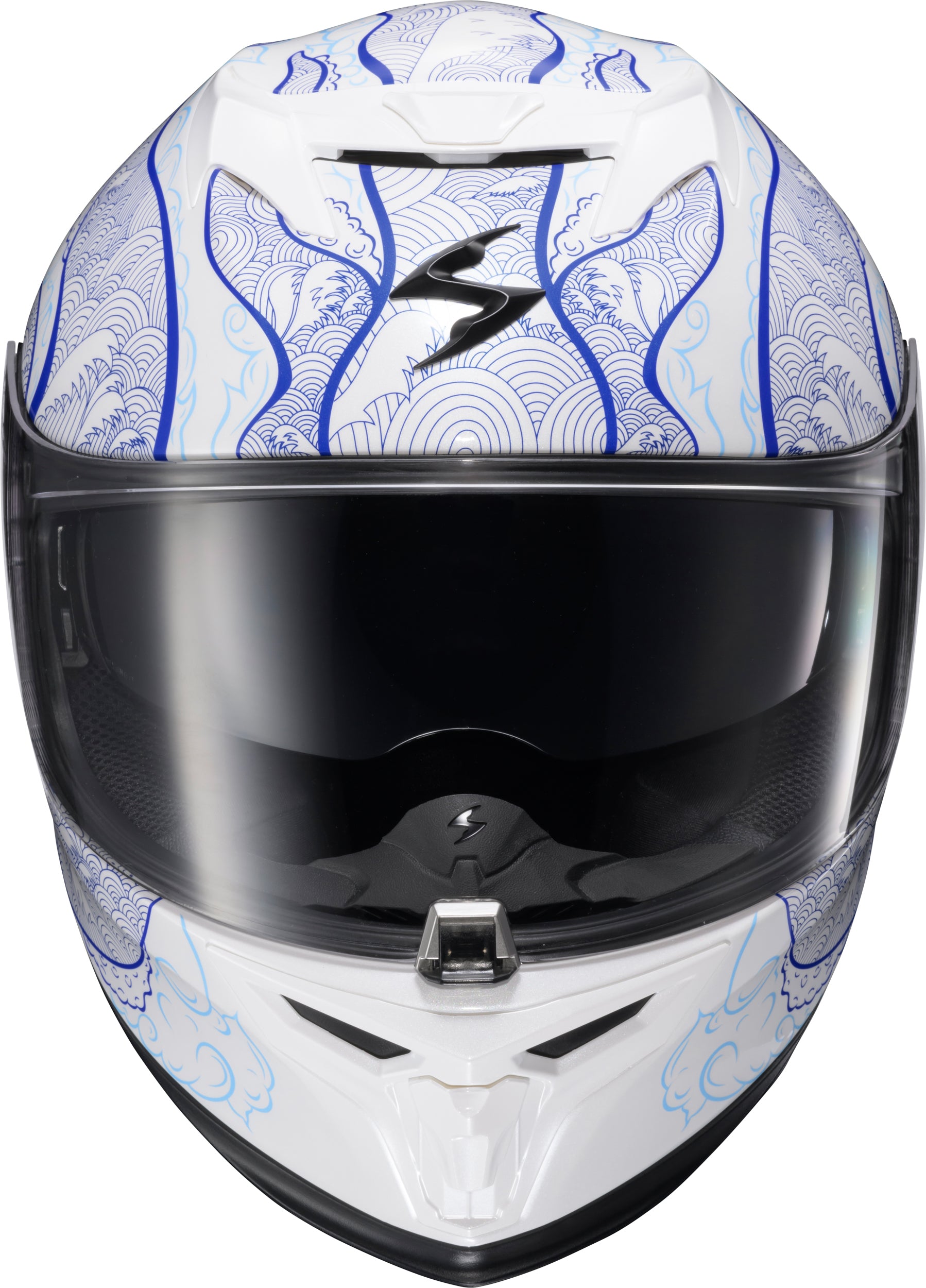 Exo T520 Helmet Nama Shimi White/Blue Lg