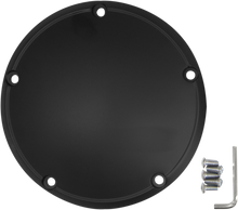 DRAG SPECIALTIES Derby Cover - Satin Black - 5 Hole - '99-'18 Big Twin 33-0054SB