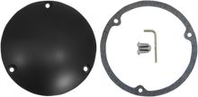 DRAG SPECIALTIES Derby Cover - Matte Black - 3 Hole - '70-'98 Big Twin 33-0017KSB
