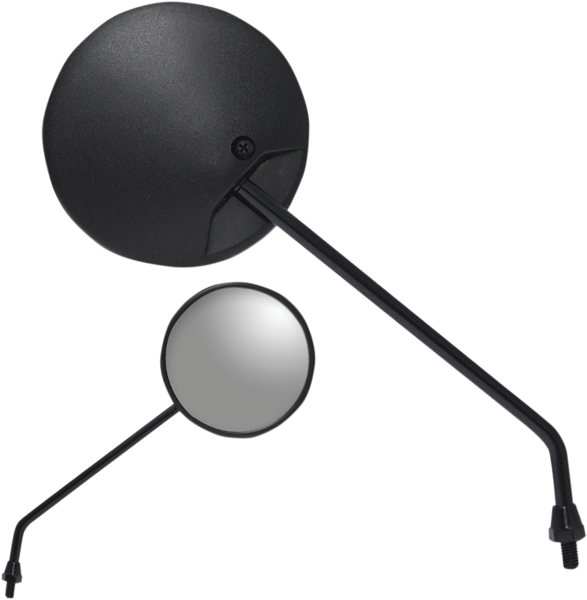 PARTS UNLIMITED Mirror - Scooter - Side View - Round - Black - Left/Right - Each 17084