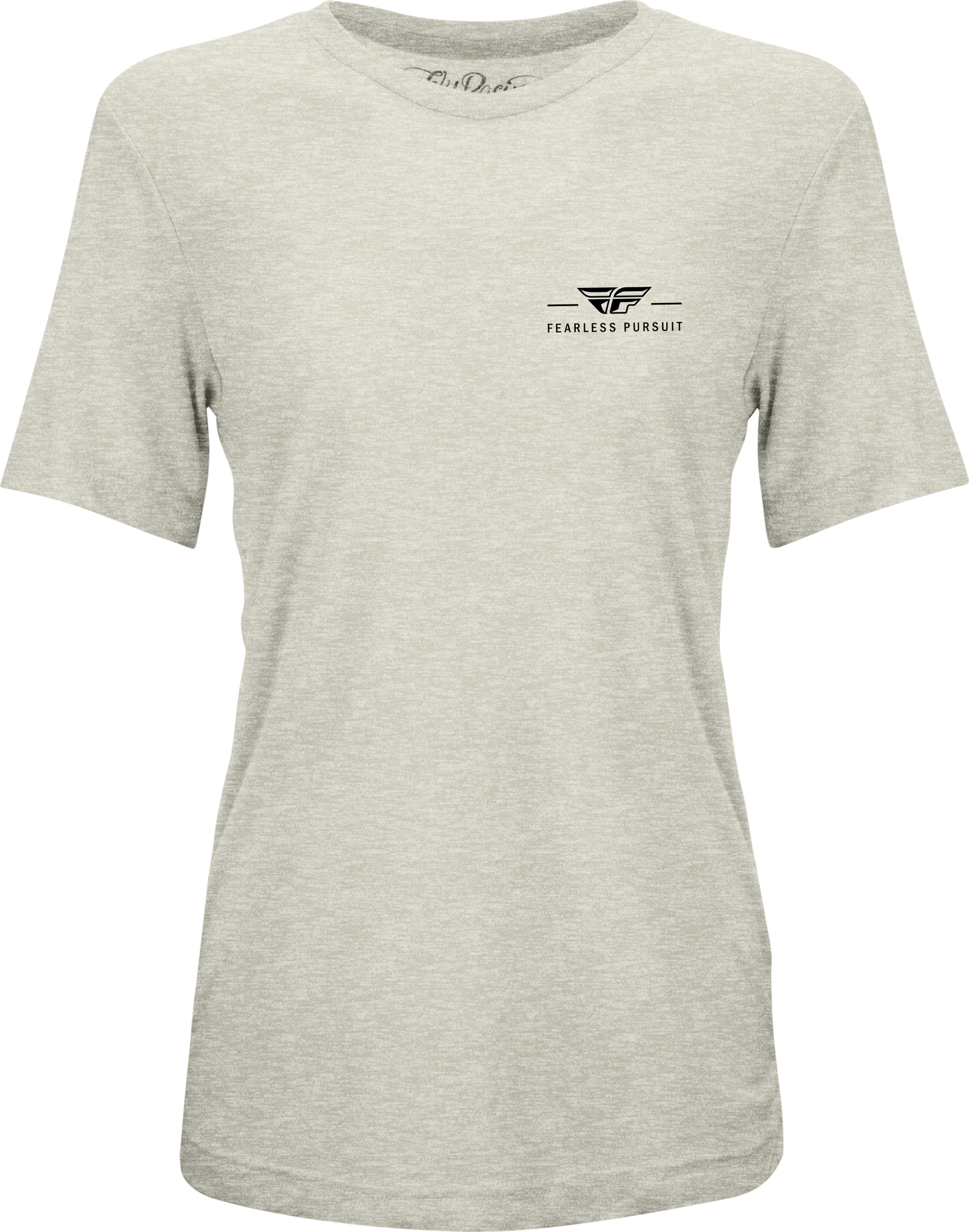 Women's Fly Motto Tee Cream Lg