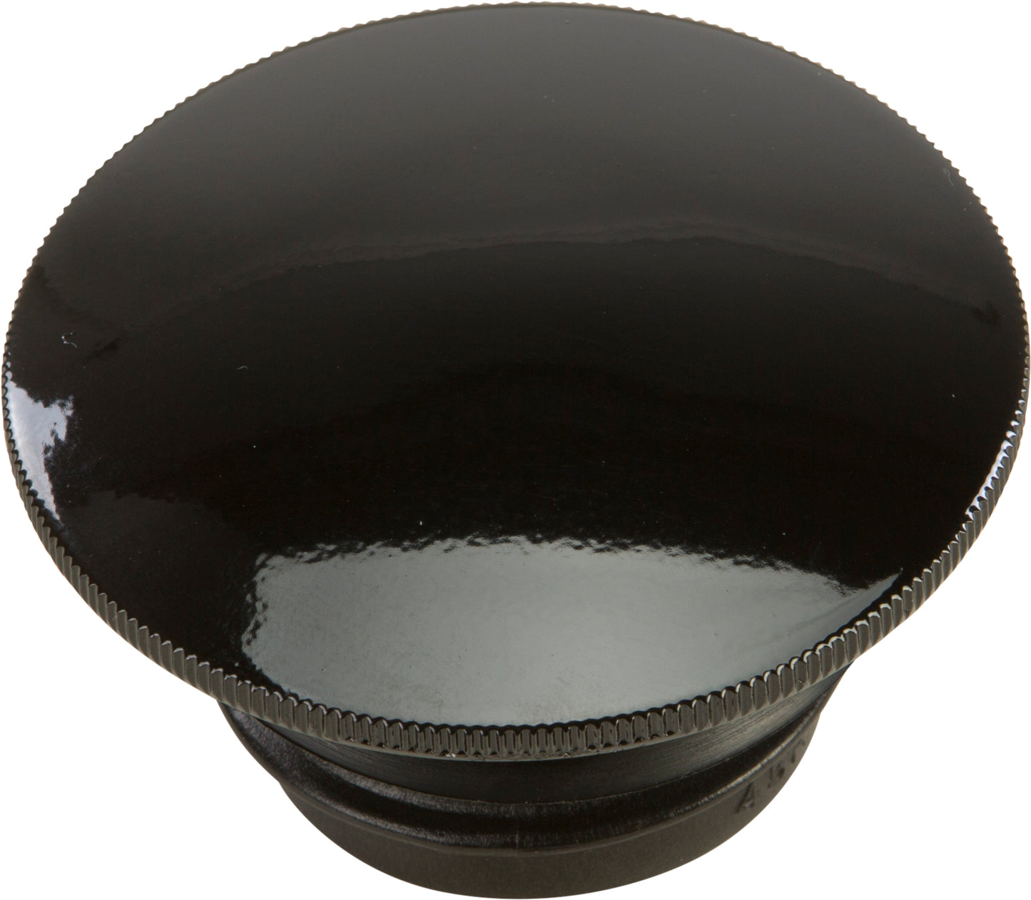 Gas Cap Screw In Smooth Vented Gloss Black `96 25