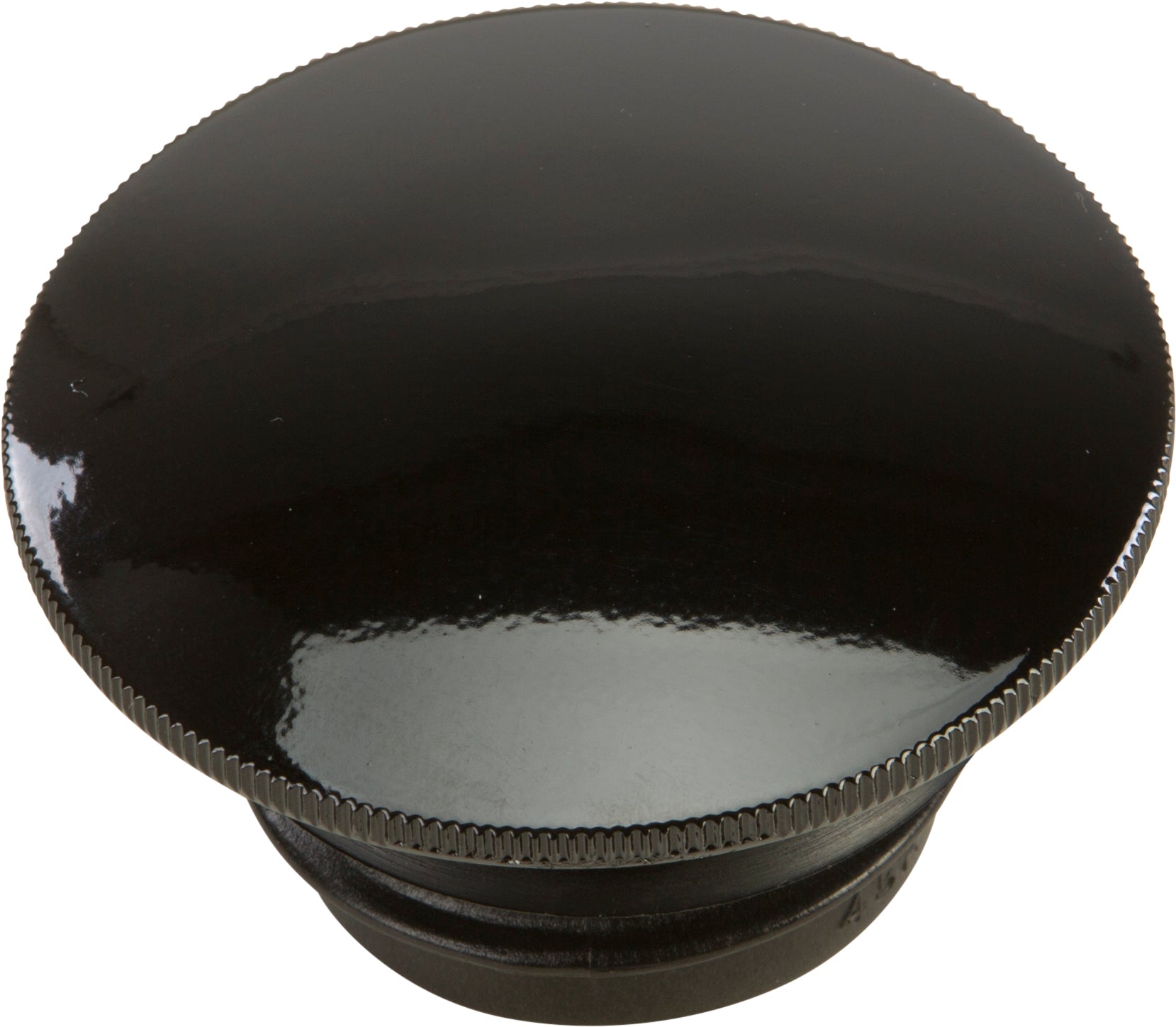 Gas Cap Screw In Smooth Vented Gloss Black `96 25