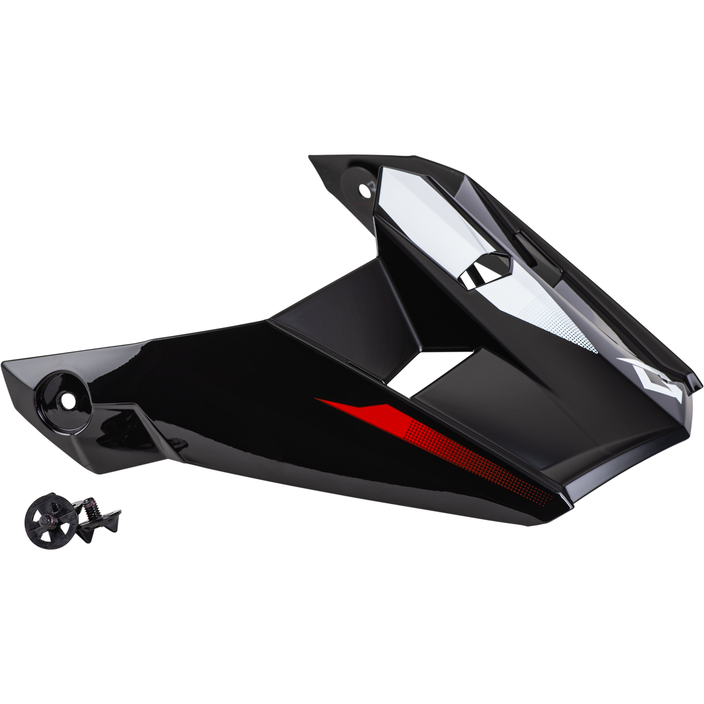 Mx 46 Compound Visor Red/Black/White Ys Yl