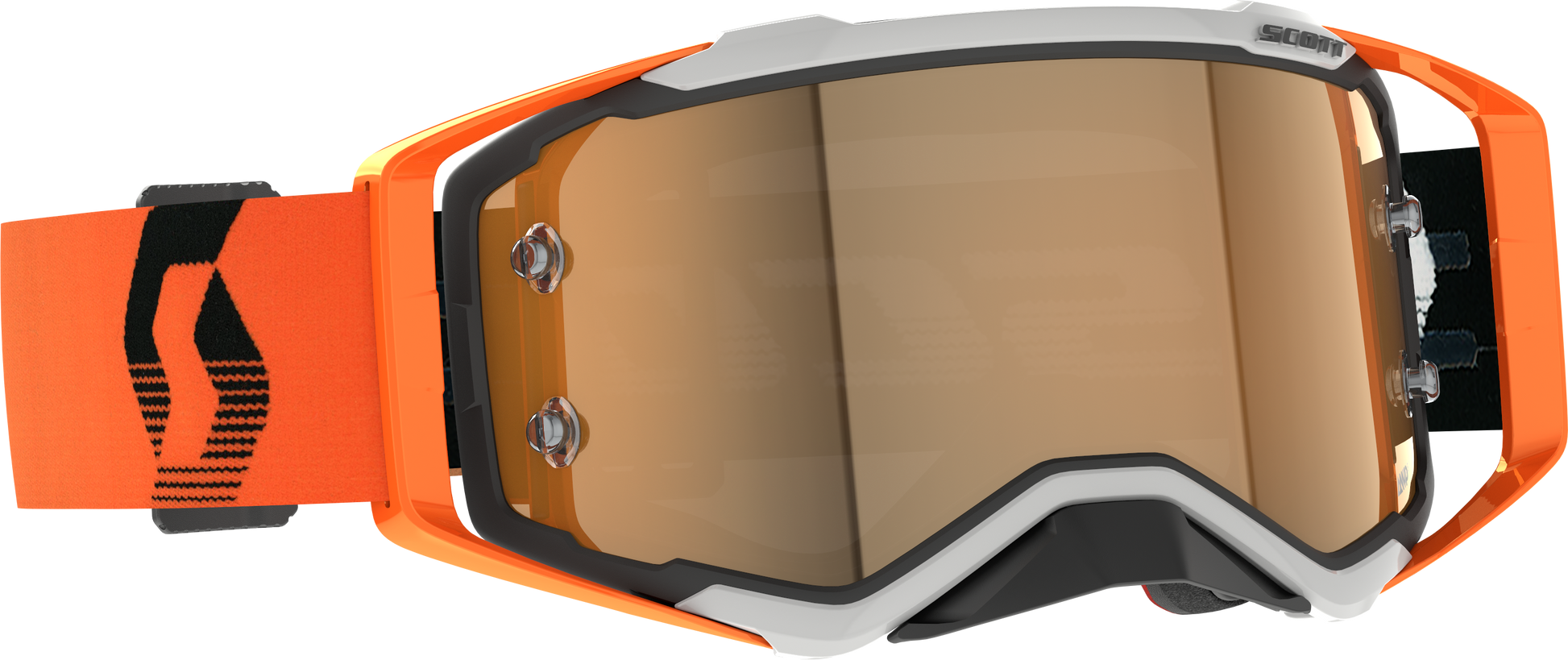 Prospect Amp Gogggle Grey/Orange Gold Chrome Works