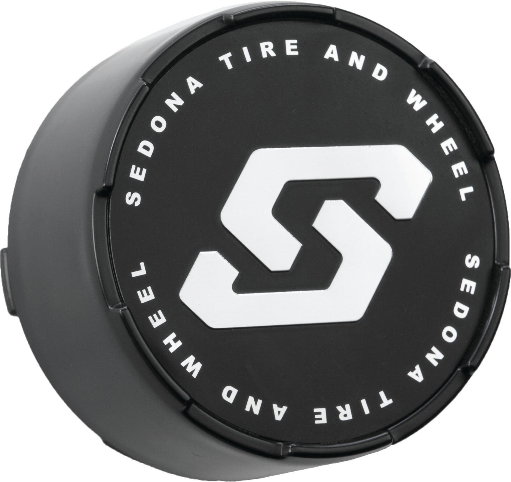 Split 6 Wheel Replacment Cap Black 4/137 4/156