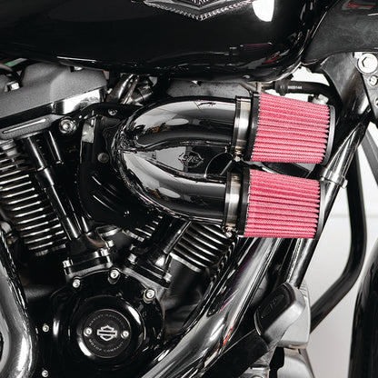 S&S Cycle 17-21 M8 Models Intake Runner Induction Kit - Chrome