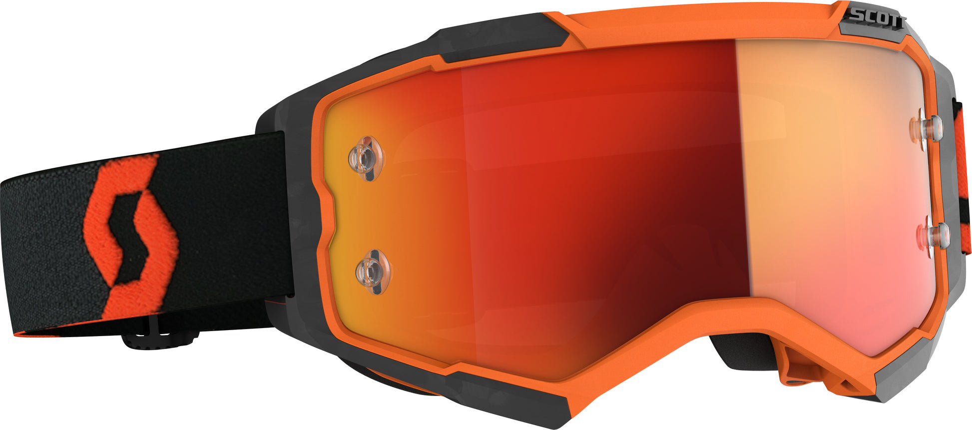 Fury Goggle Orange/Black Orange Chrome Works