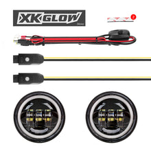 4.5" Xkchrome Driving Lights Black