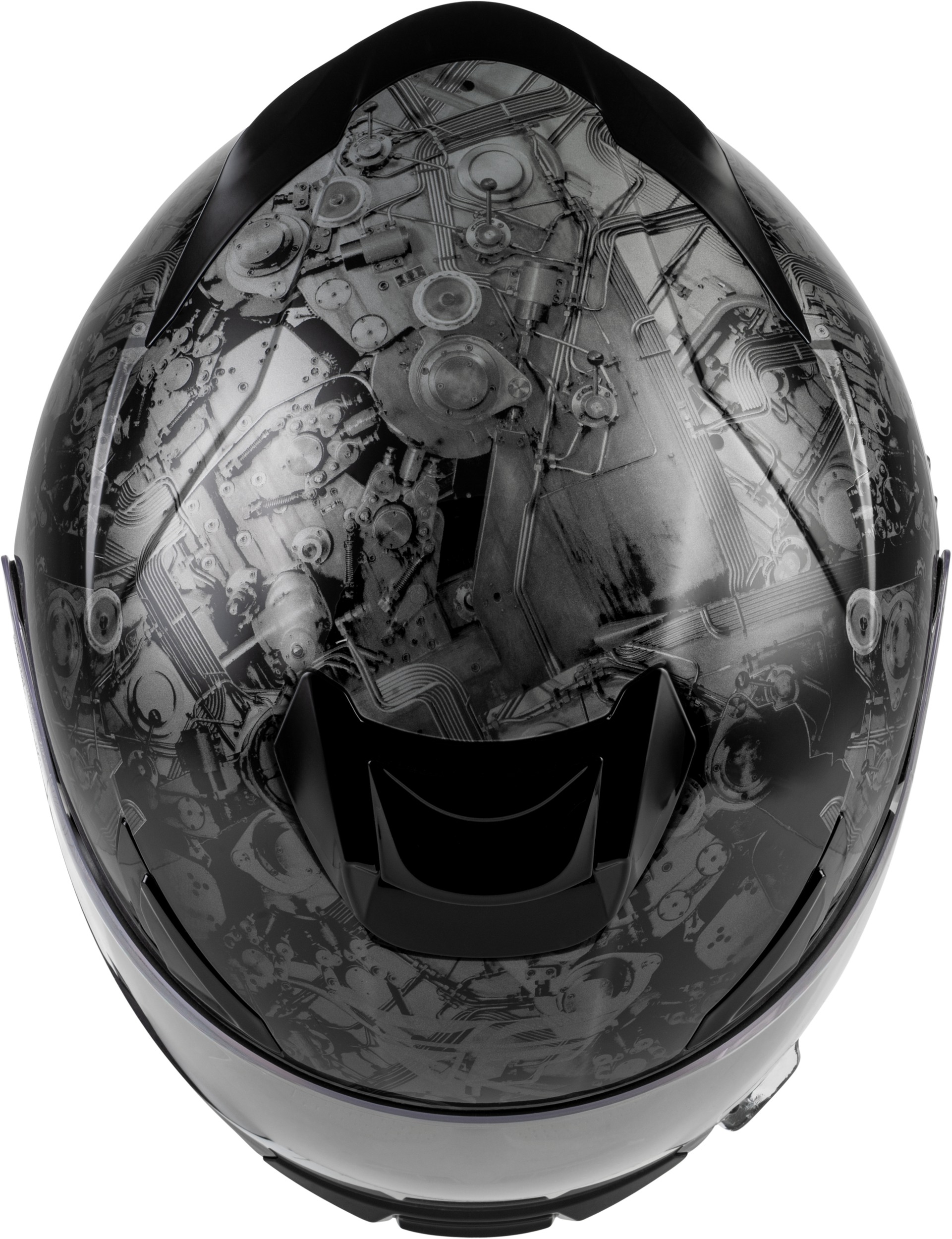 Sentinel Mech Helmet Black/Grey/Red Xs