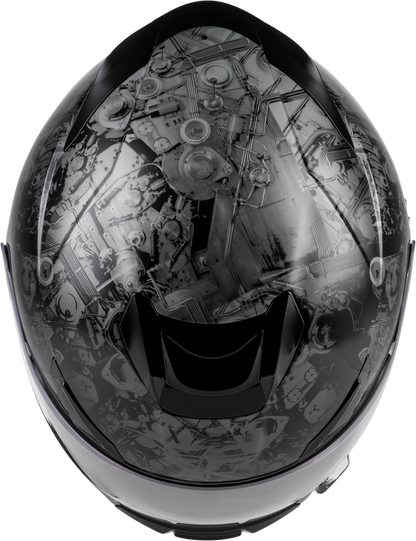 Sentinel Mech Helmet Black/Grey/Red Xs