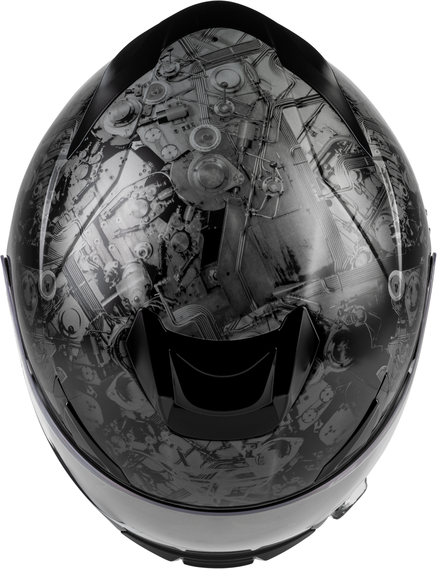 Sentinel Mech Helmet Black/Grey/Red Lg