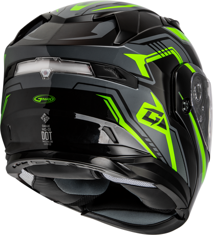 Md 01s Transistor Snow Helmet Black/Grey/Green 3x