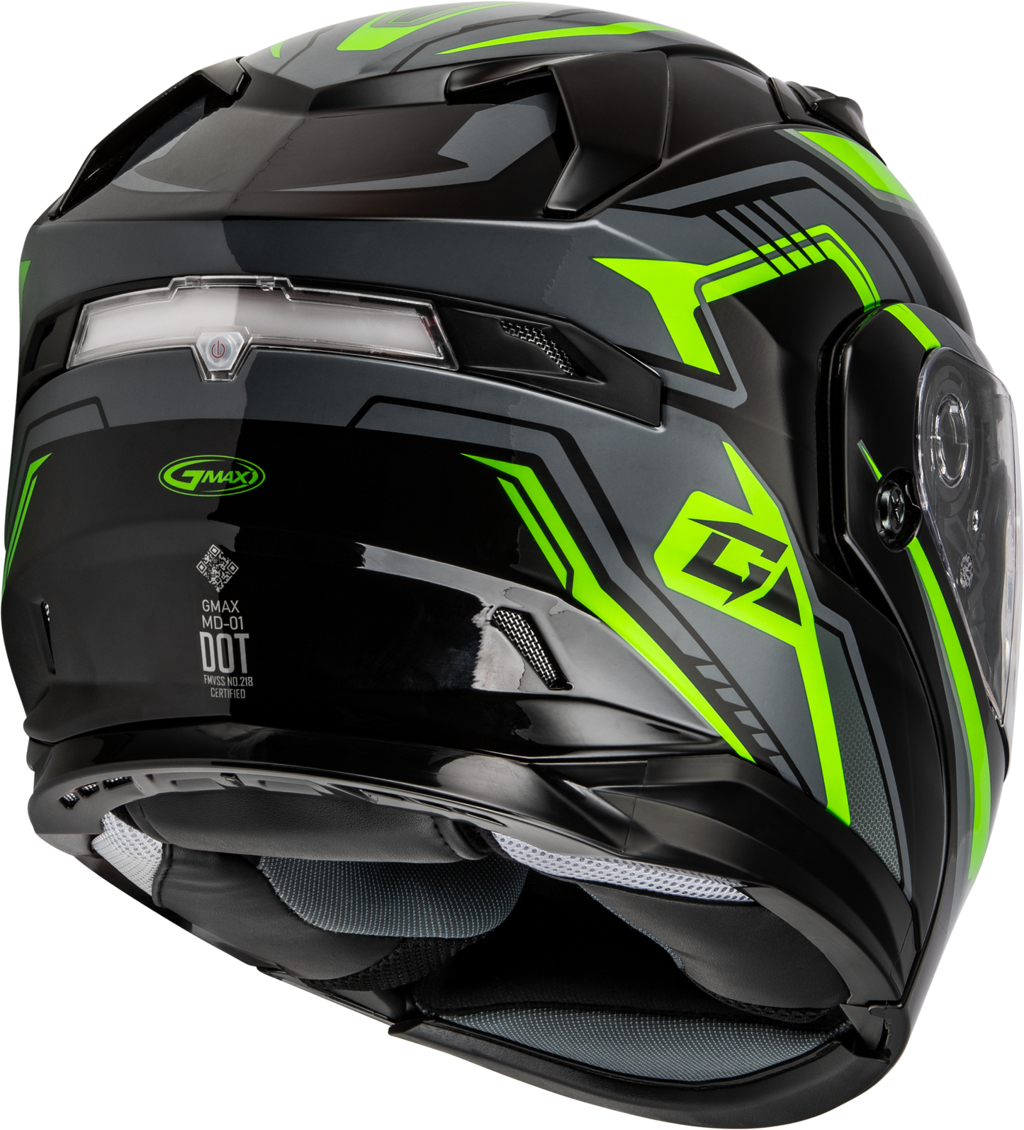 Md 01s Transistor Snow Helmet Black/Grey/Green Md