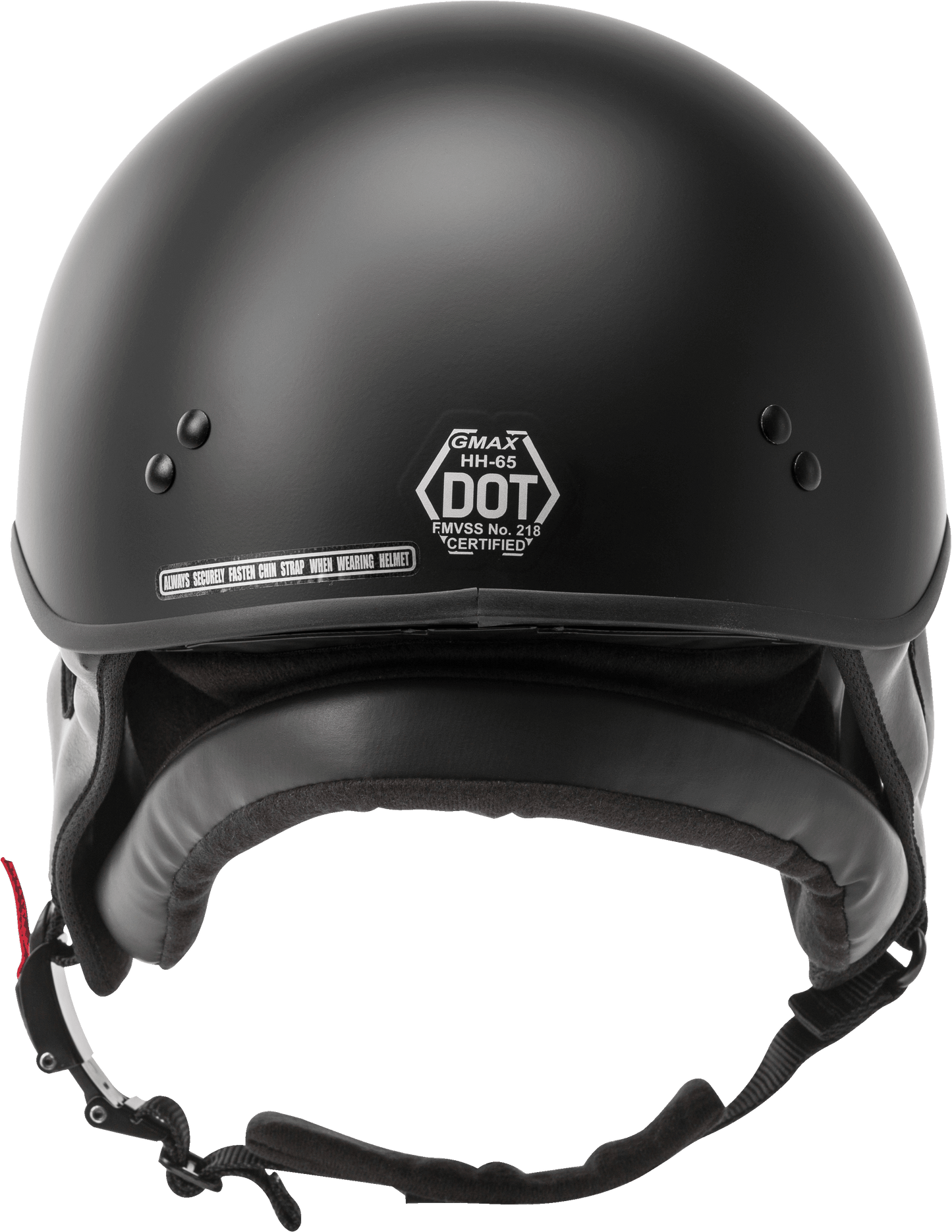 Hh 65 Half Helmet Naked Matte Black Xs