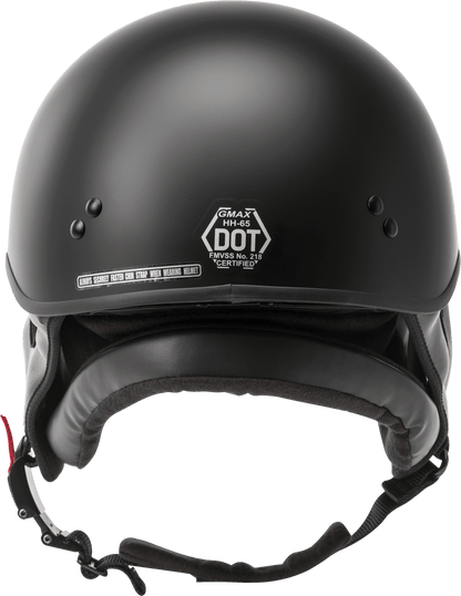 Hh 65 Half Helmet Naked Matte Black Xl